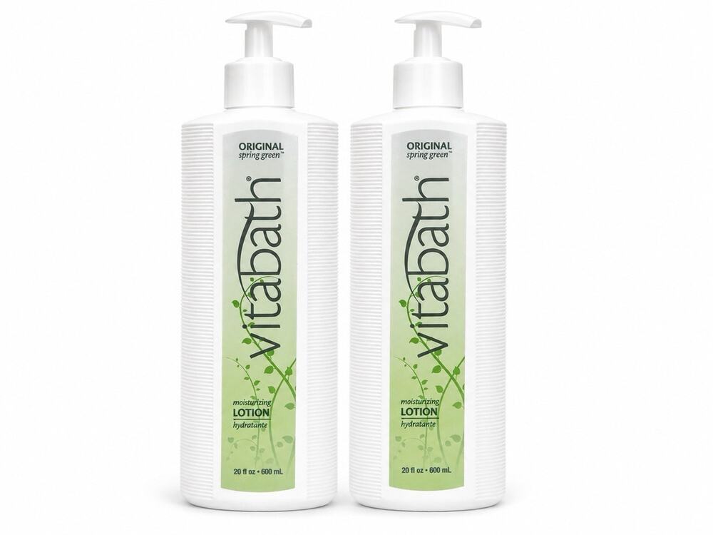 Vitabath Original Spring Green Moisturizing Lotion 20 fl oz 600 mL 2 Pack